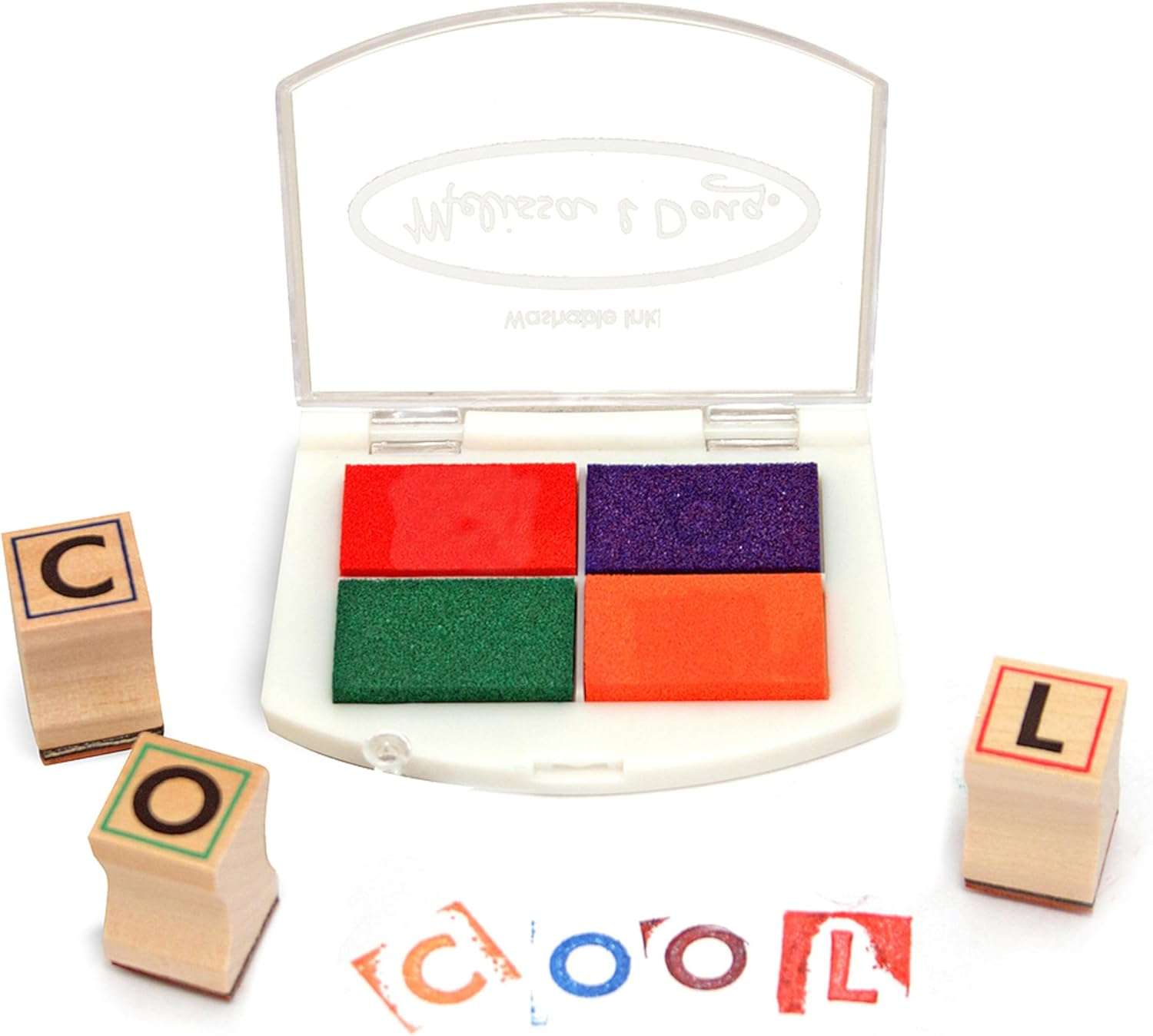 Melissa & Doug - Wooden Alphabet Stamp Set - Image 5