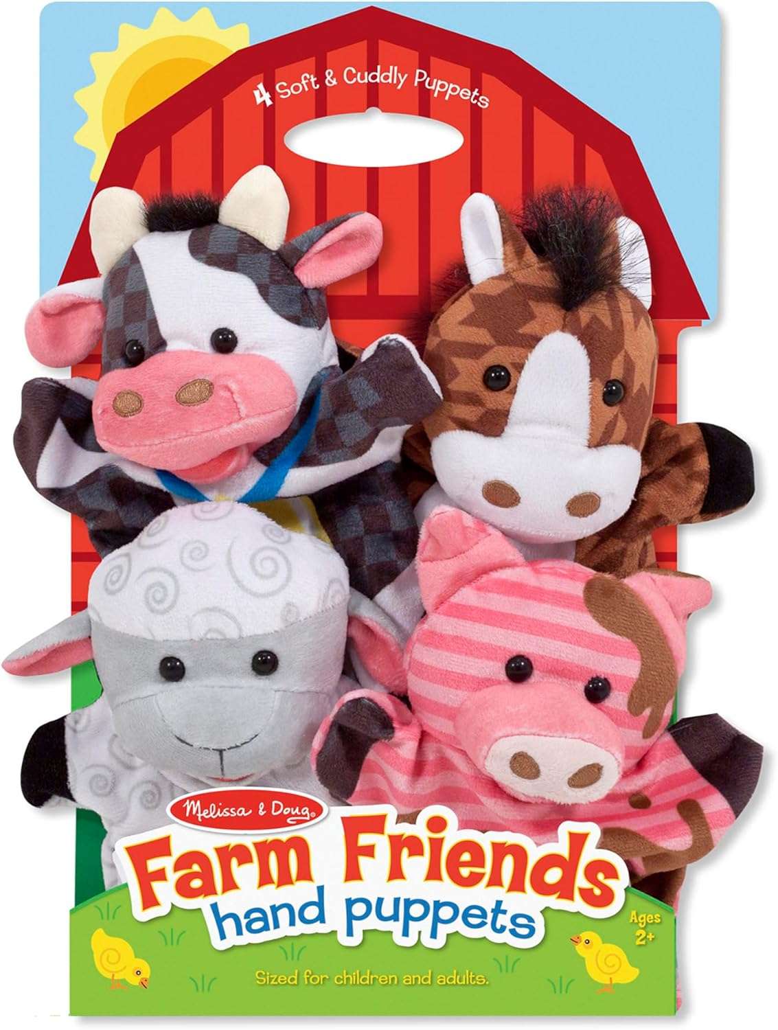 Melissa & Doug - Farm Friends Hand Puppets (Set of 4) - Image 5