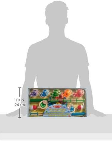 Melissa & Doug - Catch & Count Wooden Fishing Game with 2 Magnetic Rods - Image 5