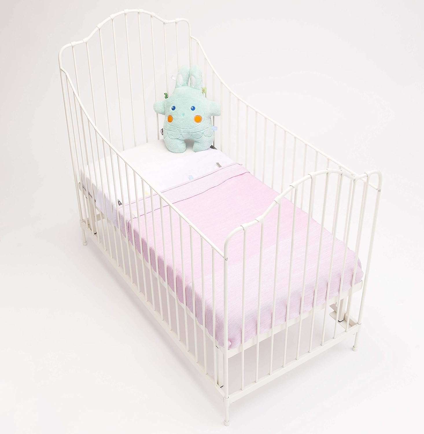 Snoozebaby - Stylish Cocooning Cot Blanket - Powder Pink - Image 4