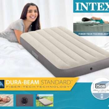 Intex - Inflatable Outdoor Camping Rest Twin Dura-Beam Series