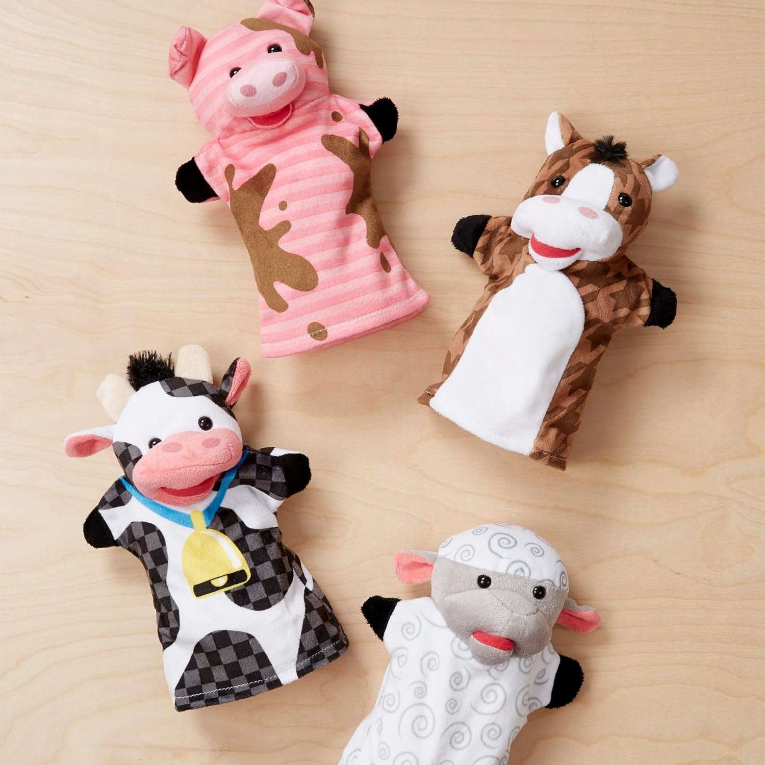 Melissa & Doug - Farm Friends Hand Puppets (Set of 4) - Image 11