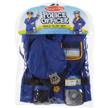 Melissa & Doug Police Officer Role Play Costume Set