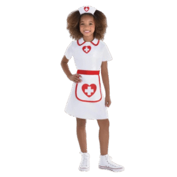 Shuo Xua - Nurse Kids Cosplay - Costume Set