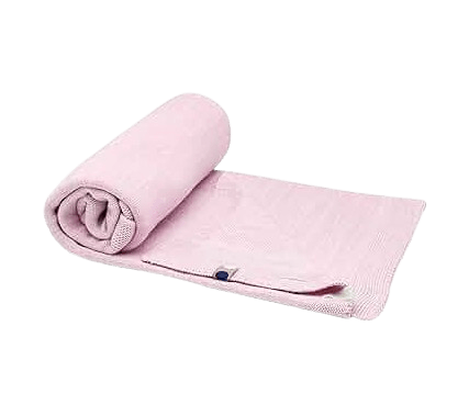 Snoozebaby - Stylish Cocooning Cot Blanket - Powder Pink
