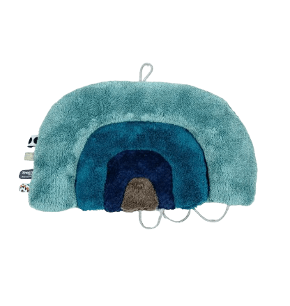 Snoozebaby - Plush Puzzle Rainbow - Gray Mist