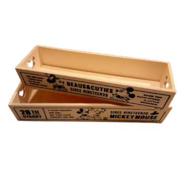 Wooden Box - Authentic Mickey - 2 Sizes