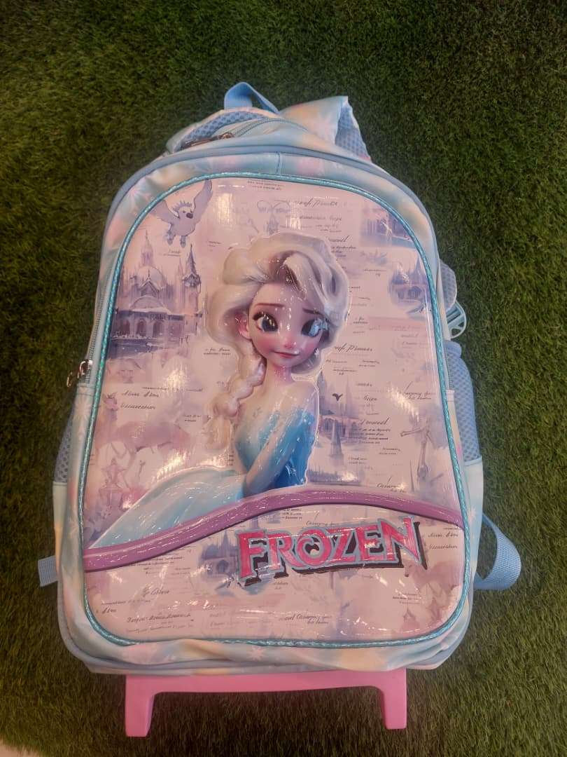 Frozen School Bag With Trolley - Image 2