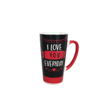 I Love You Everyday - Ceramic Mug - 14oz Tall V Shape Mug
