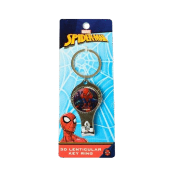 Marvel Spiderman - 3D Lenticular Nail Cutter & Keychain