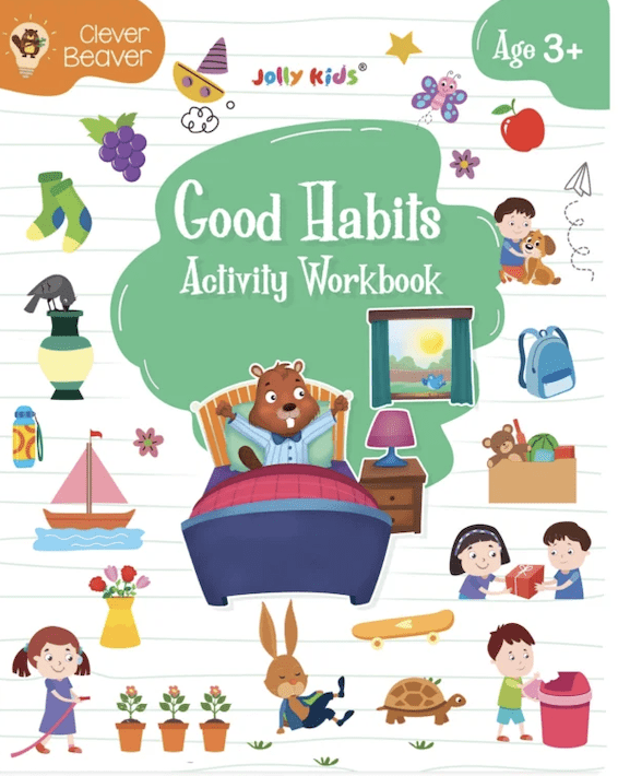 Jolly Kids - Clever Beaver Series - Good Habits Activity Workbook - Age 3+ - Image 3