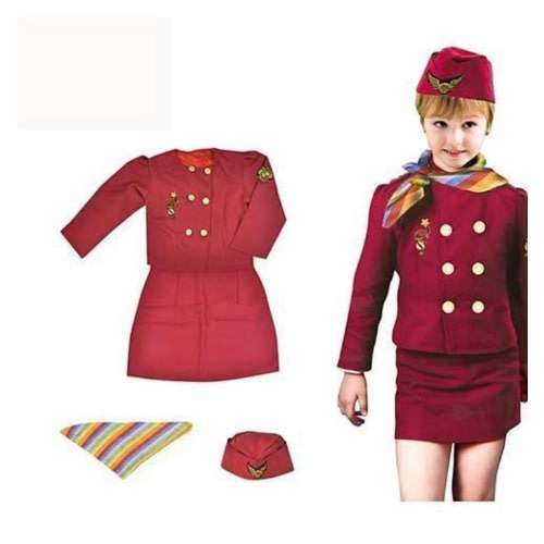 Kids Air Hostess Costume - Image 5