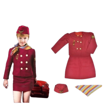 Kids Air Hostess Costume