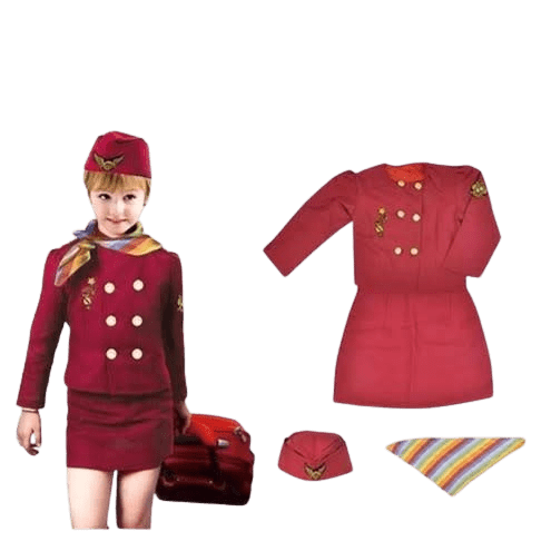 Kids Air Hostess Costume