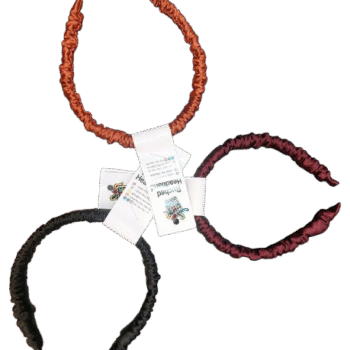 TTT - Skinny Silk Ruched Headband