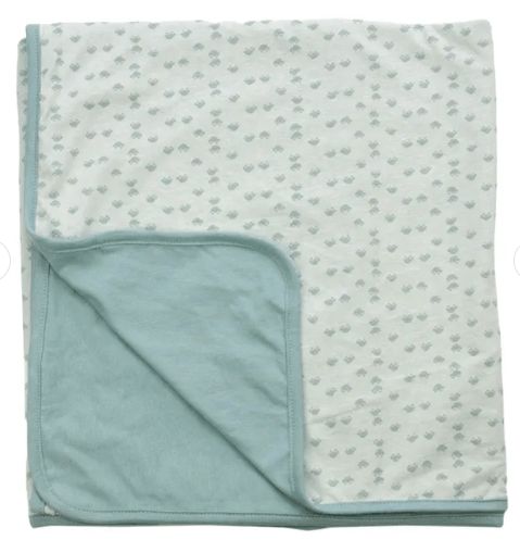 Snoozebaby - Blanket Summer Crib - 75x100cm - Gray Mist - Image 2