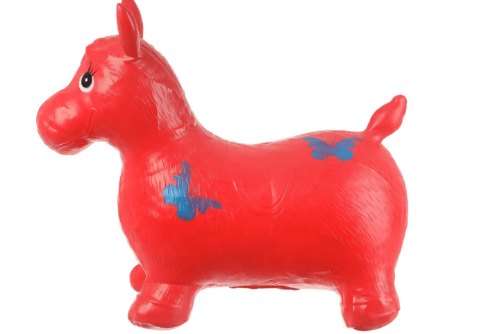 Inflatable Jumping Horse - Red - Image 2