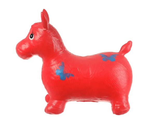 Inflatable Jumping Horse - Red - Image 4