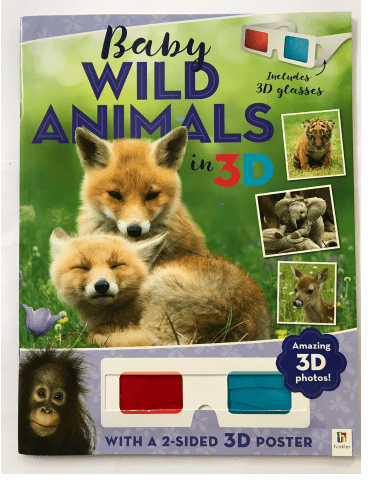 Animal Book with 3D Glasses - Baby Wild Animals - Image 3