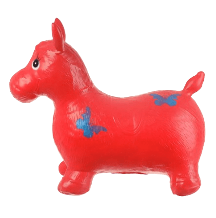Inflatable Jumping Horse - Red