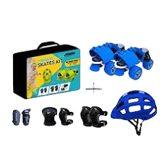 Jaspo - Toddlers Skates Set - Blue