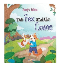 Jolly Kids Aesop’s Fables English Short Stories Book - The Fox & The Crane