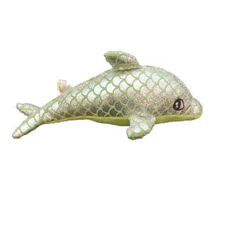 Dolphin Plush - 30cm - Green - TS 259
