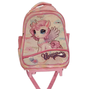 Unicorn School Bag With Trolley