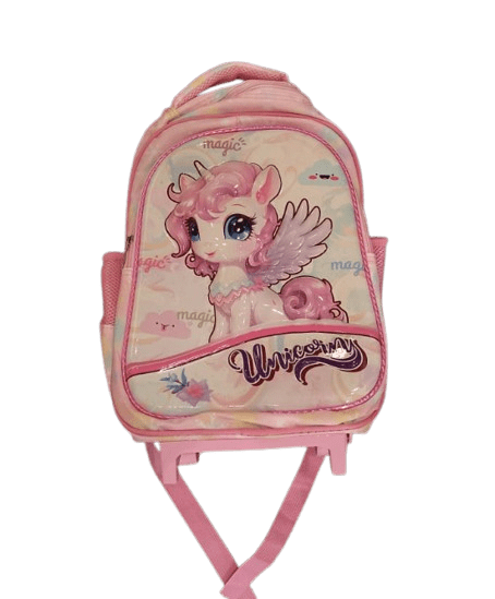 Unicorn School Bag With Trolley