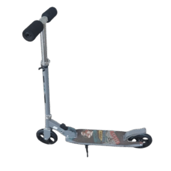 Kick Scooter With Graphics - Gray