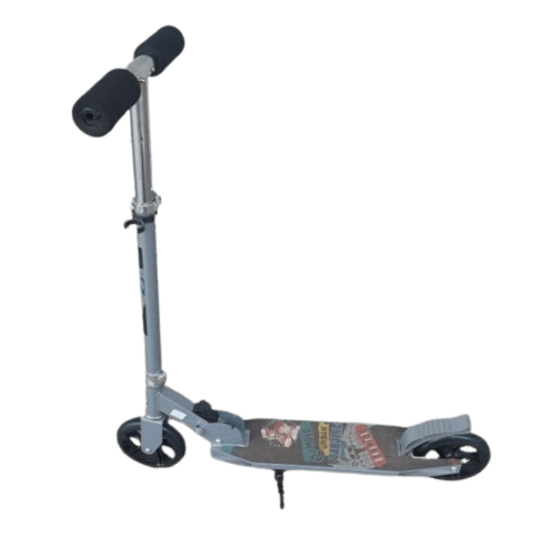 Kick Scooter With Graphics - Gray