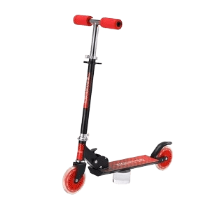 Two-Wheel Aluminum Alloy Kids Scooter with PU Wheels - RED