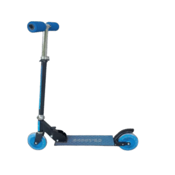 Two-Wheel Aluminum Alloy Kids Scooter with PU Wheels - BLUE