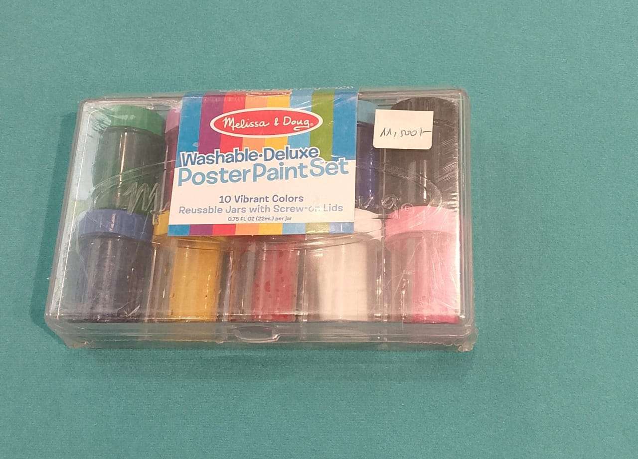 Melissa & Doug - Deluxe Poster Paint Set (10 colors) - Image 2