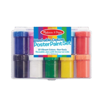 Melissa & Doug - Deluxe Poster Paint Set (10 colors)