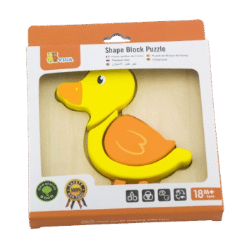 Viga - Handy Block Puzzle - Duck