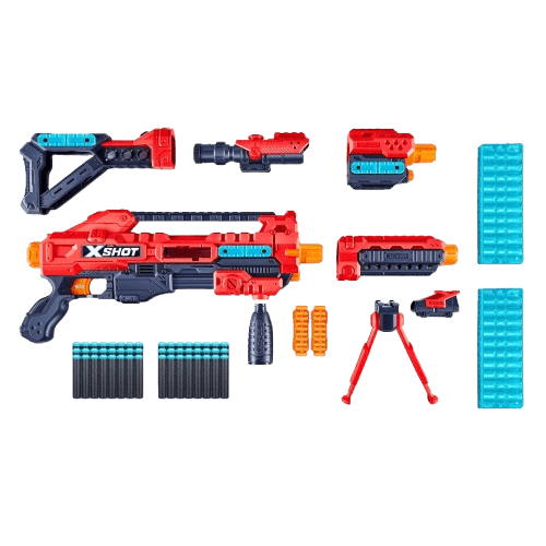 XShot Excel Regenerator Foam Dart Blaster with Over 1, 000 Unique Combinations! (48 Darts) by Zuru, Multicolor, 36173