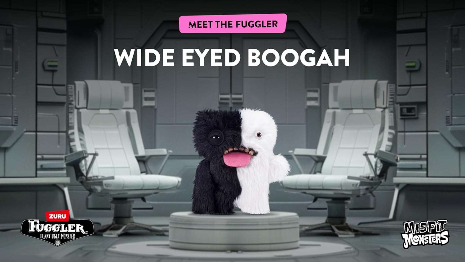 Zuru - Fuggler Misfit Monsters 23 cm Series 1 Funny Ugly Monster Plush Toy (Annoyed Alien & Reeko Leopard & Burgandy) - Image 13