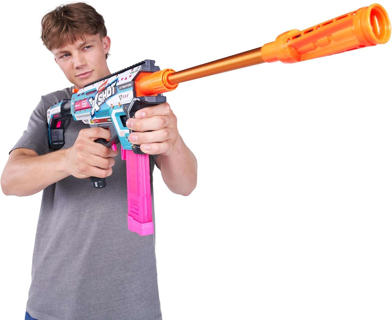 Zuru X Shot - Pro S1 Motor Blaster - 36821 - 40 Air Pocket Technology Half Darts by ZURU, Motorized Dart Blaster Outdoor Toy for Boys and Girls, Teens and Adults Aged 14+ - Image 4