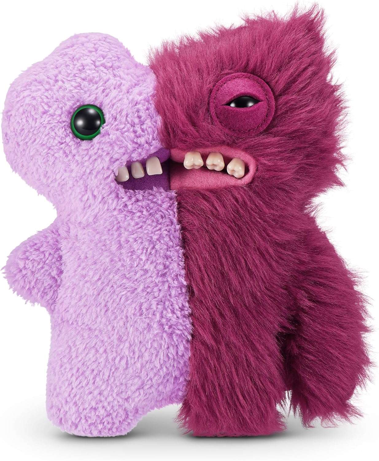 Zuru - Fuggler Misfit Monsters 23 cm Series 1 Funny Ugly Monster Plush Toy (Annoyed Alien & Reeko Leopard & Burgandy) - Image 5