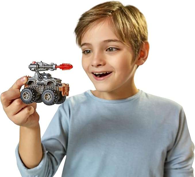 5 Surprise Monster Trucks Series 1 (2 Pack) by ZURU, Miniature Mystery Collectible Capsules, Mini Toy Truck, Battle Toys for Boys, Kids, Teens - Image 4