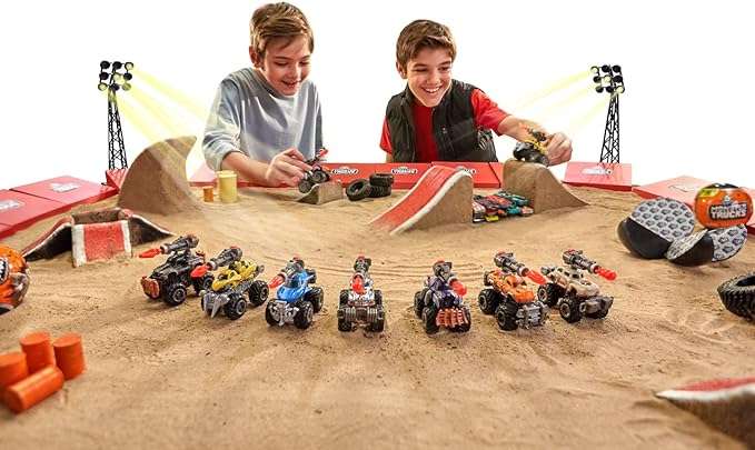 5 Surprise Monster Trucks Series 1 (2 Pack) by ZURU, Miniature Mystery Collectible Capsules, Mini Toy Truck, Battle Toys for Boys, Kids, Teens - Image 2