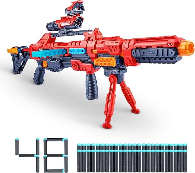 XShot Excel Regenerator Foam Dart Blaster with Over 1, 000 Unique Combinations! (48 Darts) by Zuru, Multicolor, 36351 - Image 3