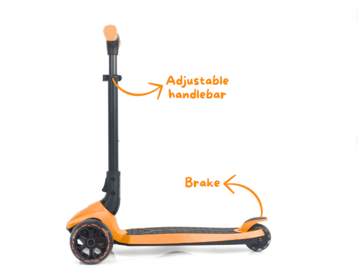 Lamborghini Kids Scooter - Orange - L3 - Image 4