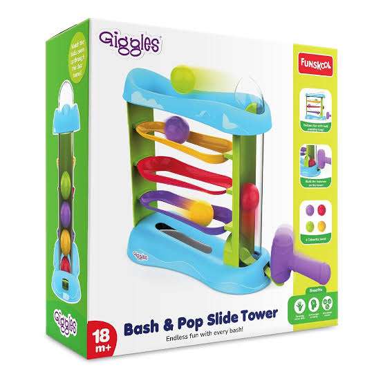 Bash and pop slide tower