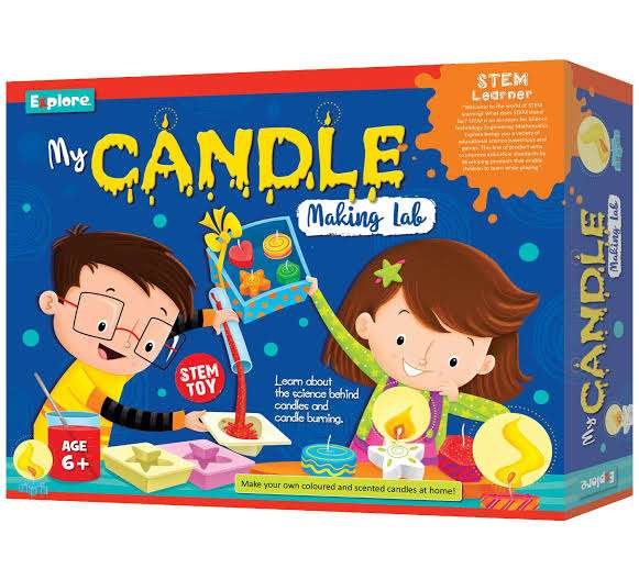 My candle making lab