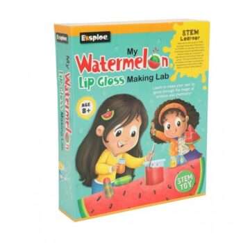 My watermelon lip gloss making lab