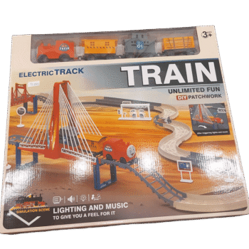 Large Electric Train Set – Deluxe Motorized Rail Engine & Track Set